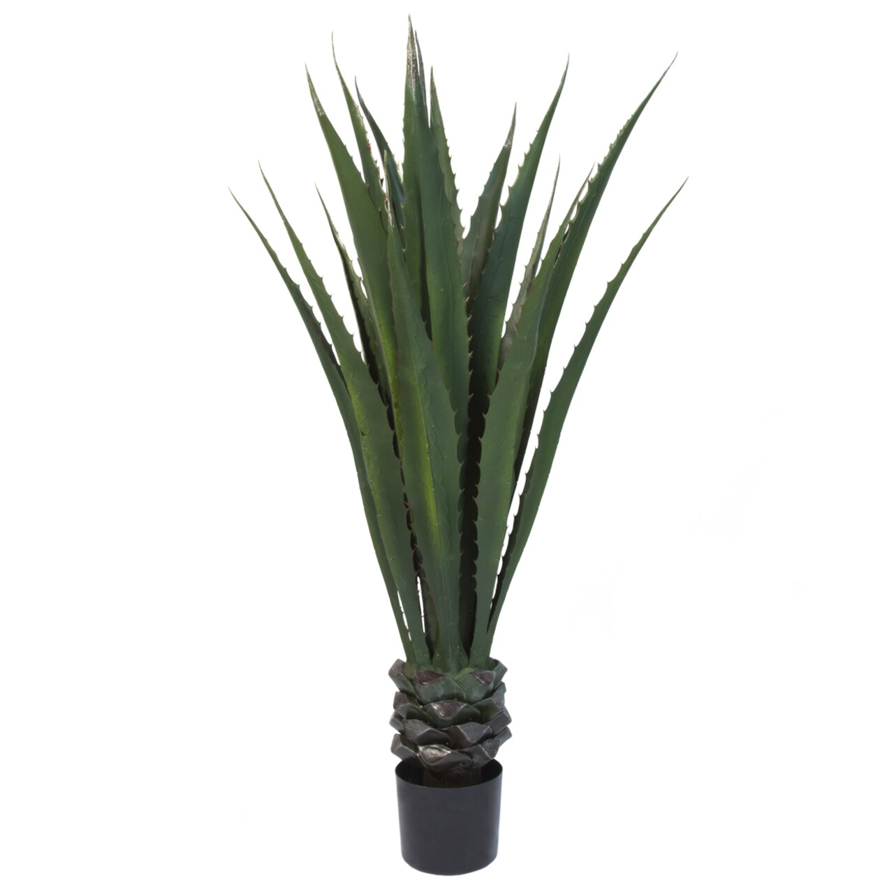 Pure Garden 52 Inch Giant Agave Floor Plant Uv Resistant Indoor Outdoor Decor